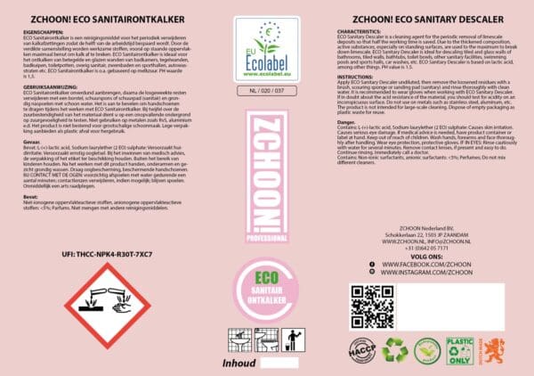 Eco Sanitair Ontkalker (Toilet) - Afbeelding 2